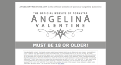Desktop Screenshot of angelinavalentine.com